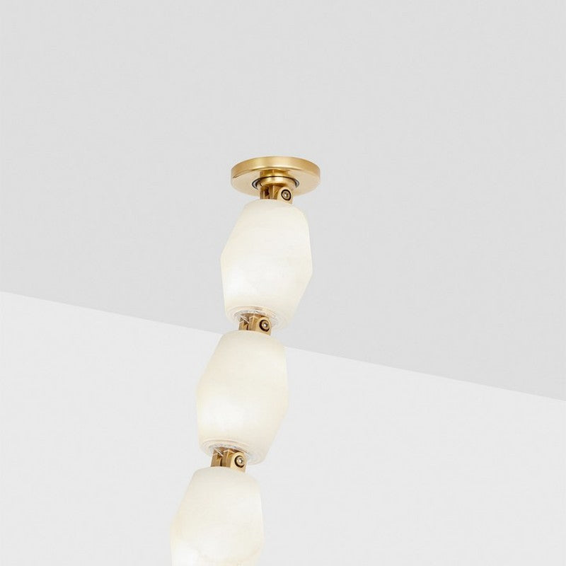 Dana Alabaster Pearl Necklace Chandelier