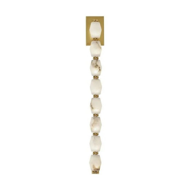 Dana Alabaster Pearl Necklace Wall Sconce