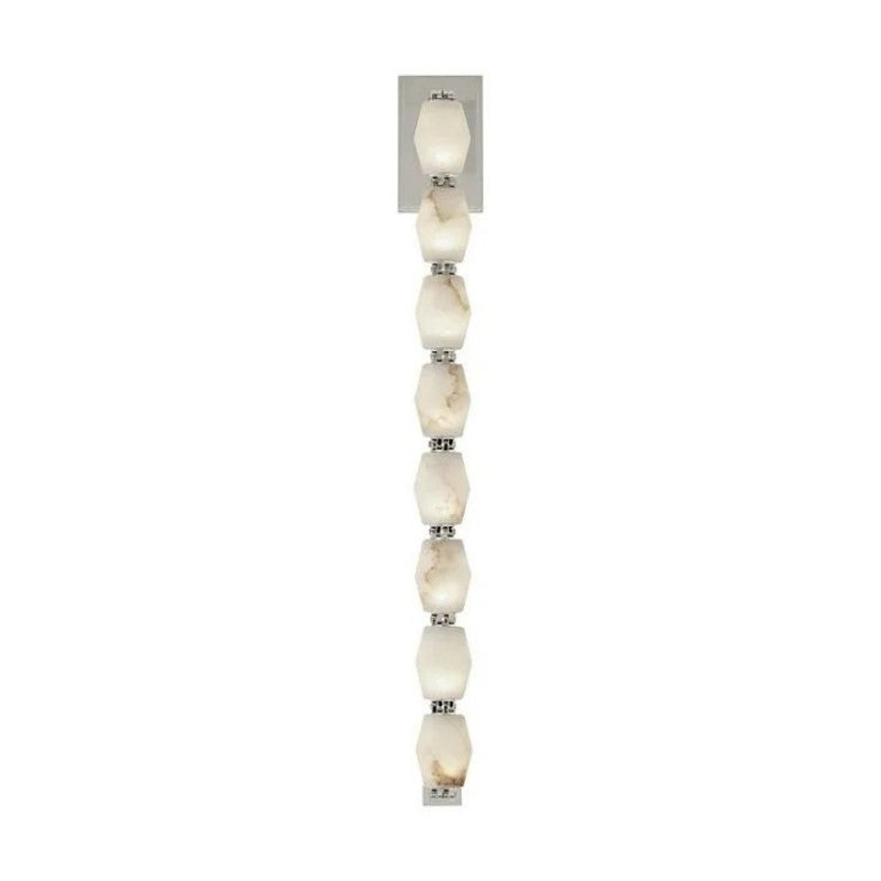 Dana Alabaster Pearl Necklace Wall Sconce