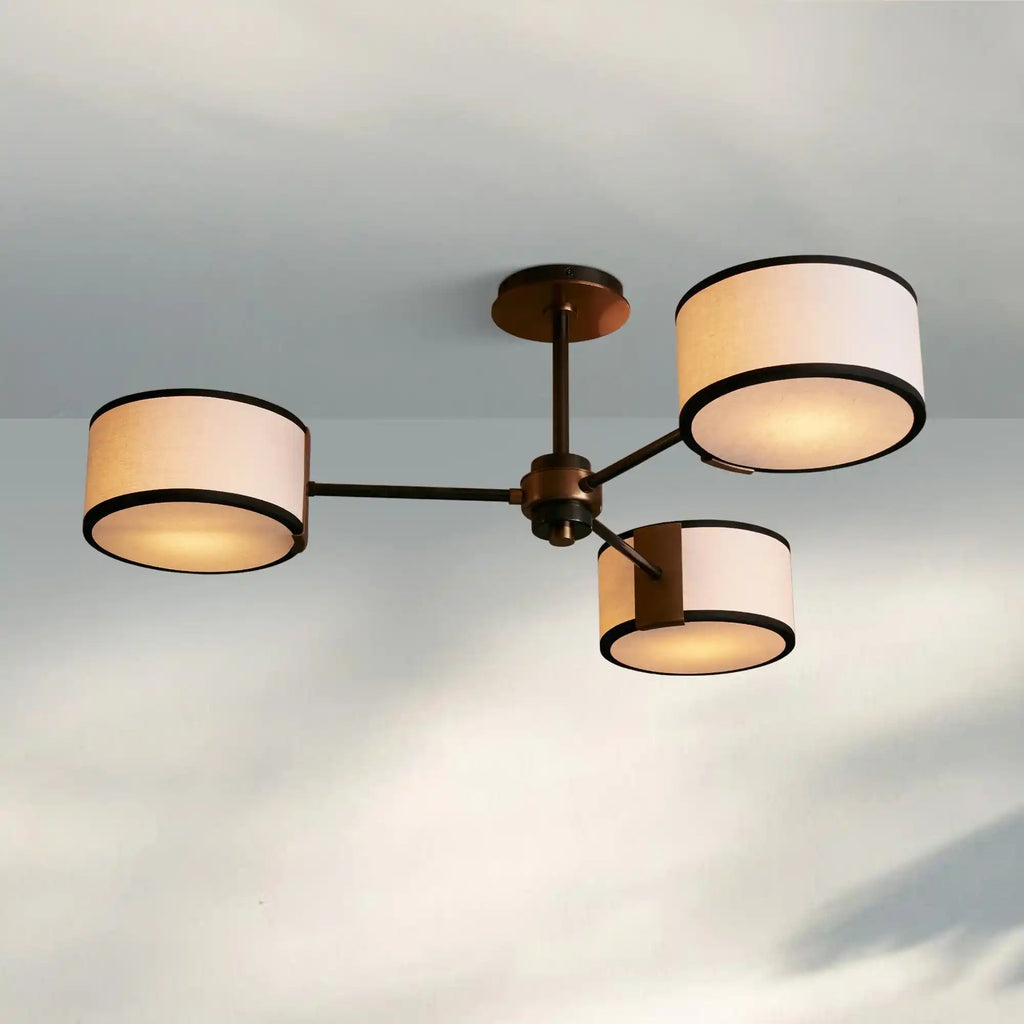 Daphny 3-Light Semi-Flush Mount