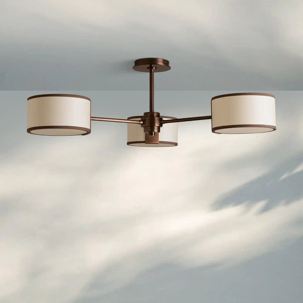 Daphny 3-Light Semi-Flush Mount