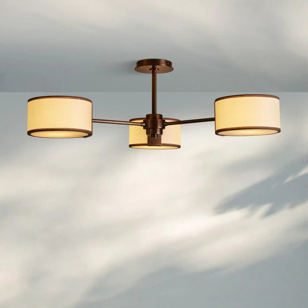 Daphny 3-Light Semi-Flush Mount