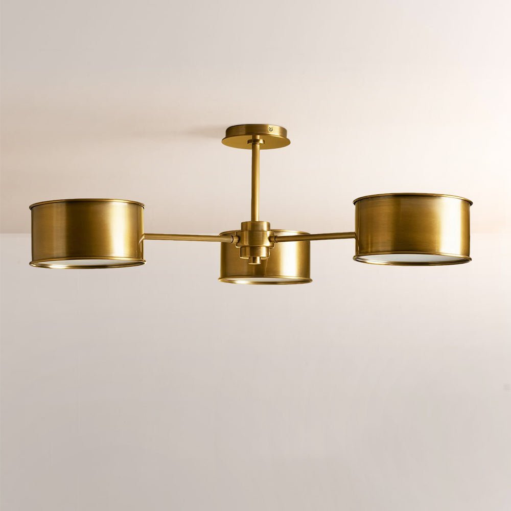 Daphny 3-Light Metal Semi-Flush Mount