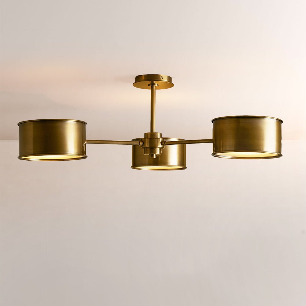 Daphny 3-Light Metal Semi-Flush Mount