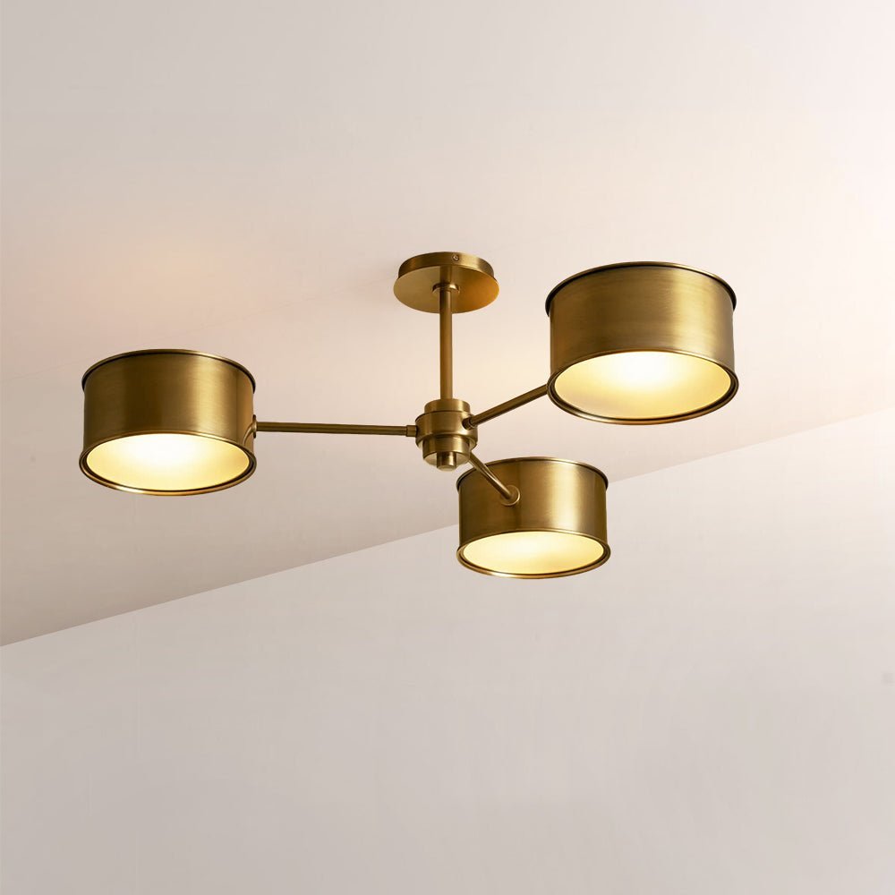 Daphny 3-Light Metal Semi-Flush Mount