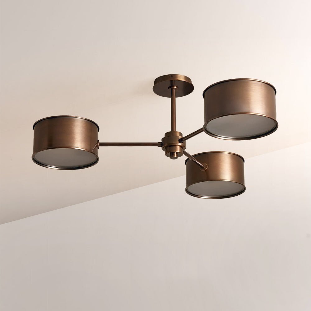 Daphny 3-Light Metal Semi-Flush Mount