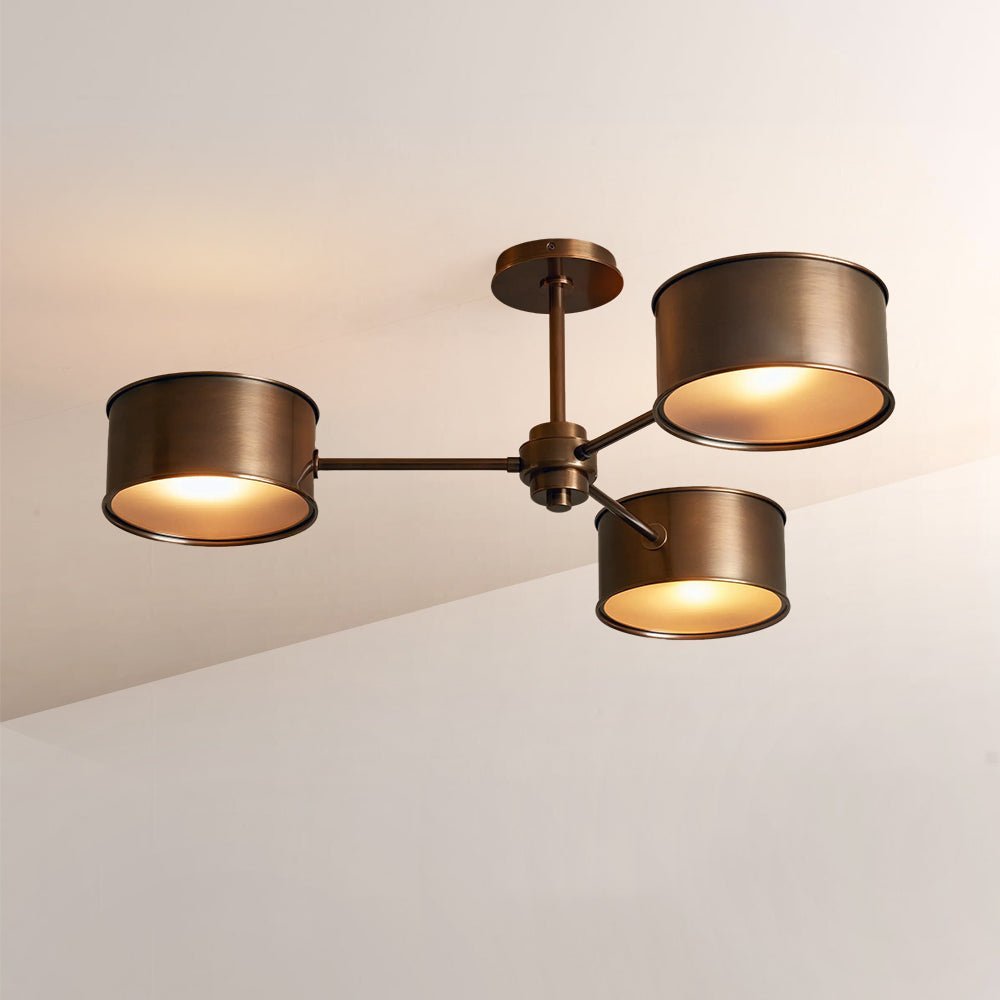 Daphny 3-Light Metal Semi-Flush Mount