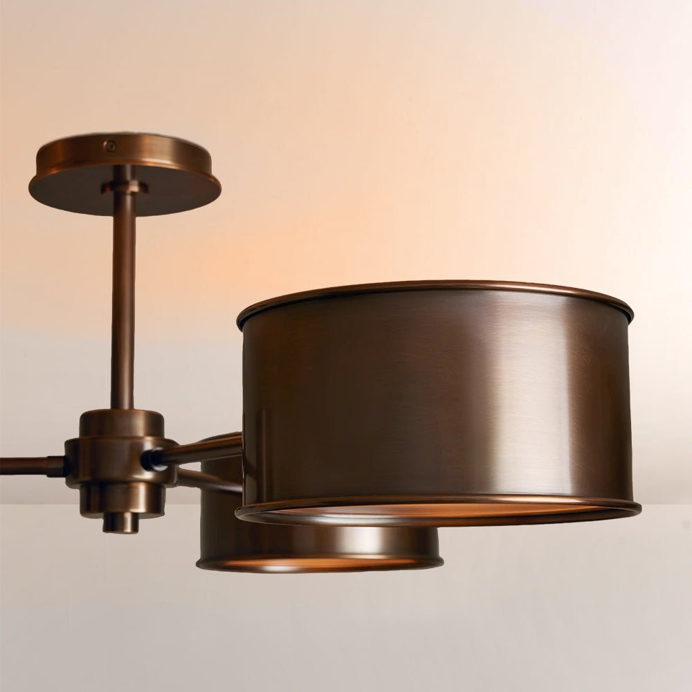 Daphny 3-Light Metal Semi-Flush Mount