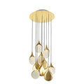 Davin Drop Orb Chandelier 10 Light
