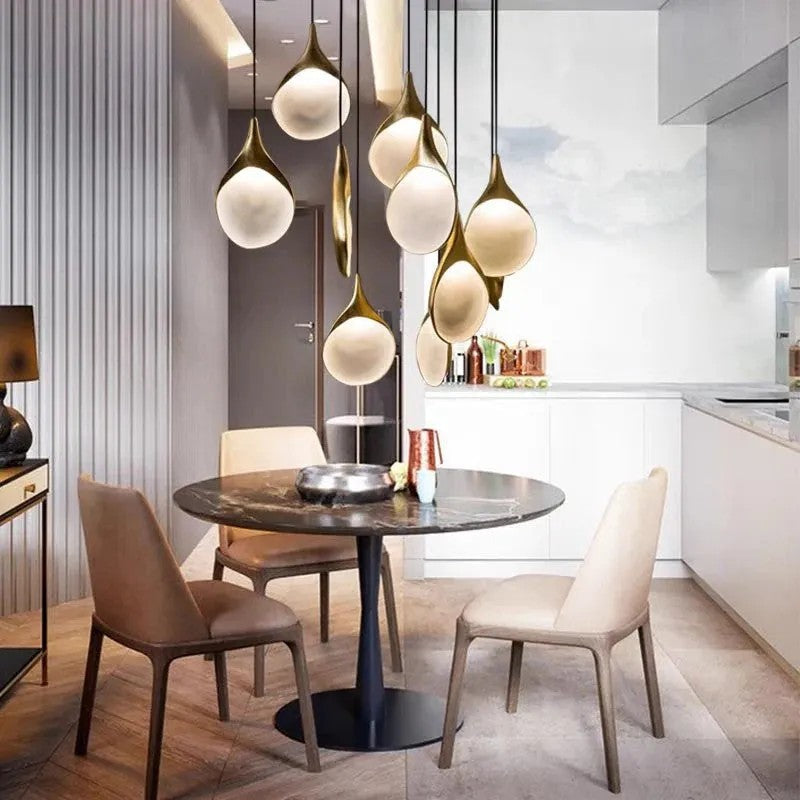 Davin Drop Orb Chandelier 14 Light