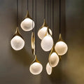 Davin Drop Orb Chandelier 6 Light