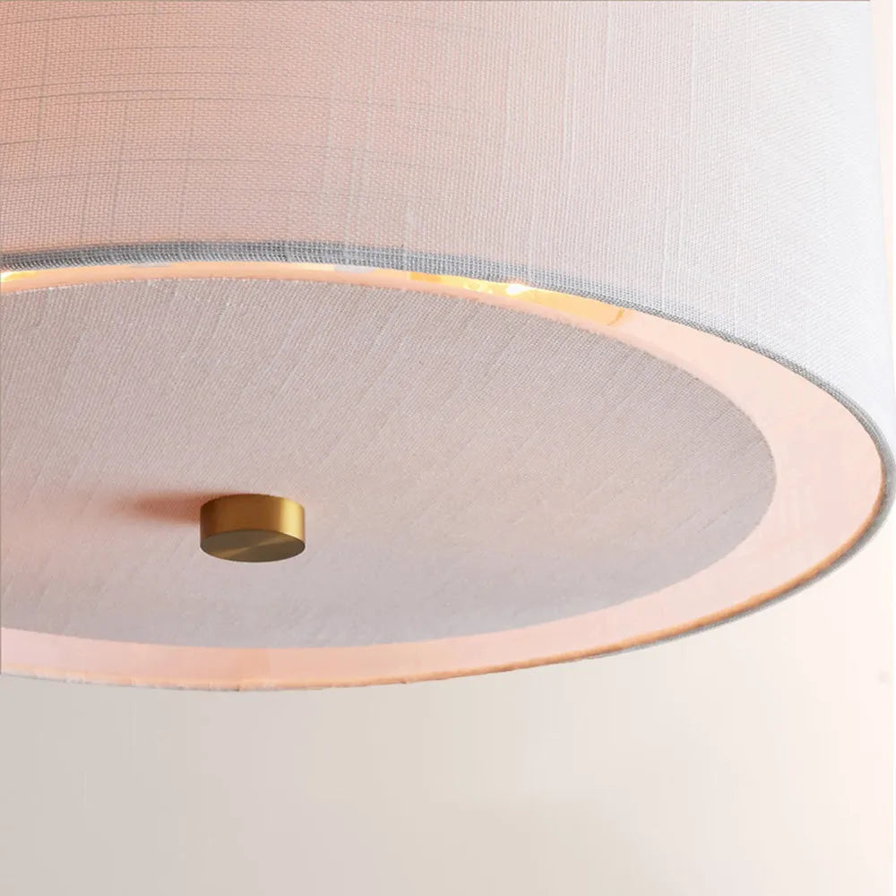 Donna Linen Flush Mount