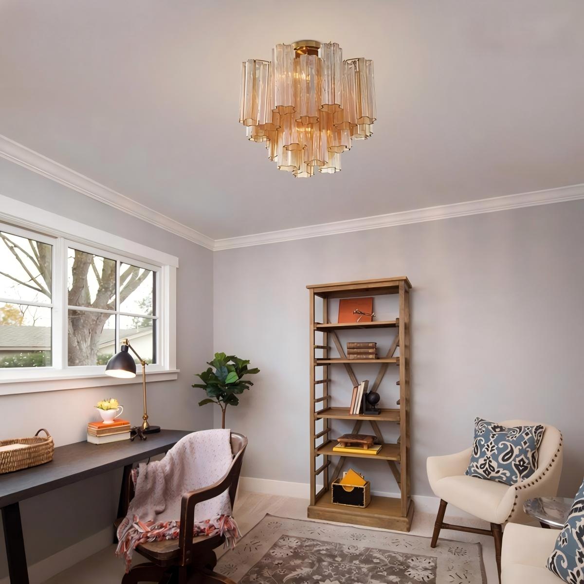 Edien 4-Light Semi Flush Mount