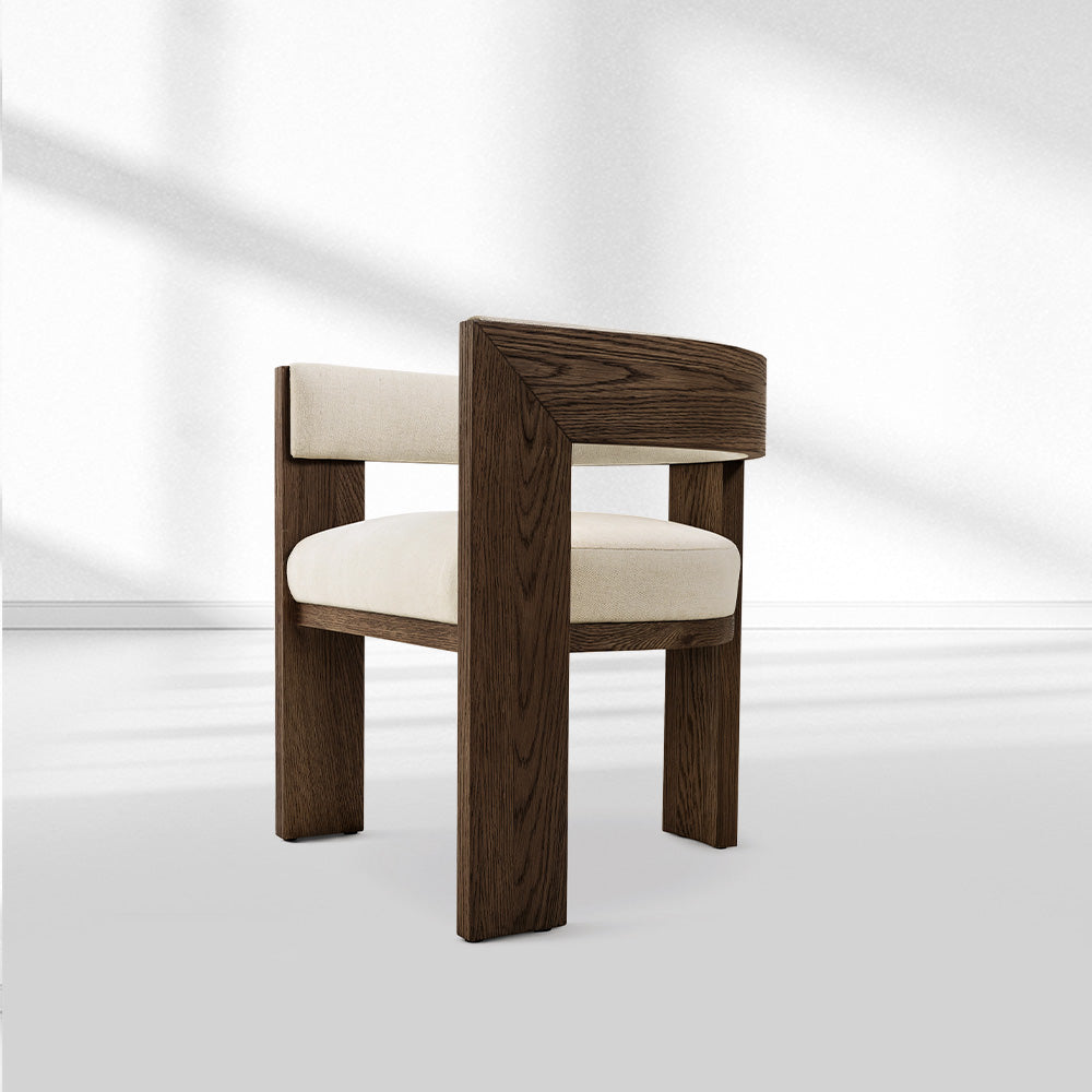 Elgen Fabric Dining Armchair