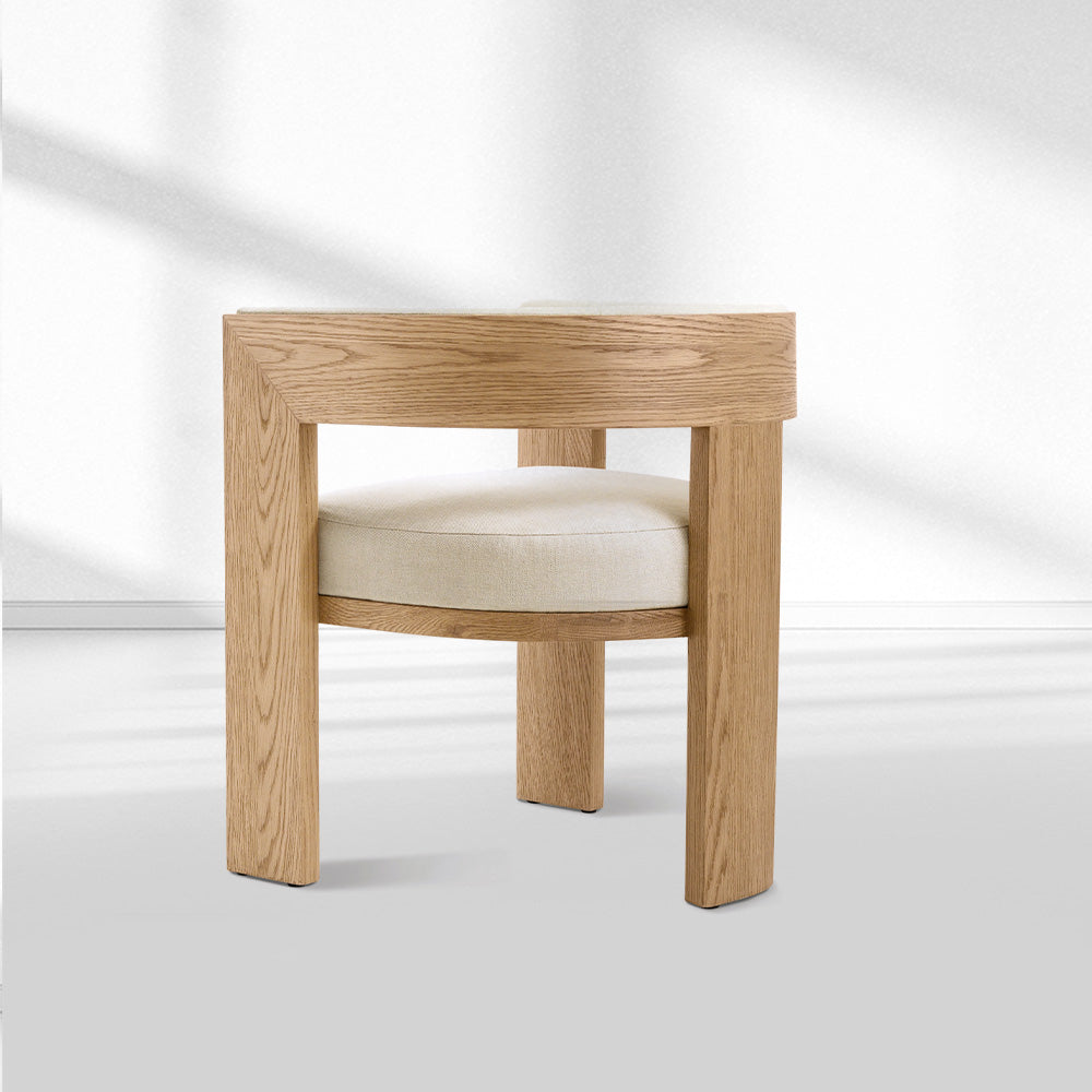 Elgen Fabric Dining Armchair