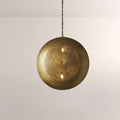 Elsie Perforated Brass Orb Pendant