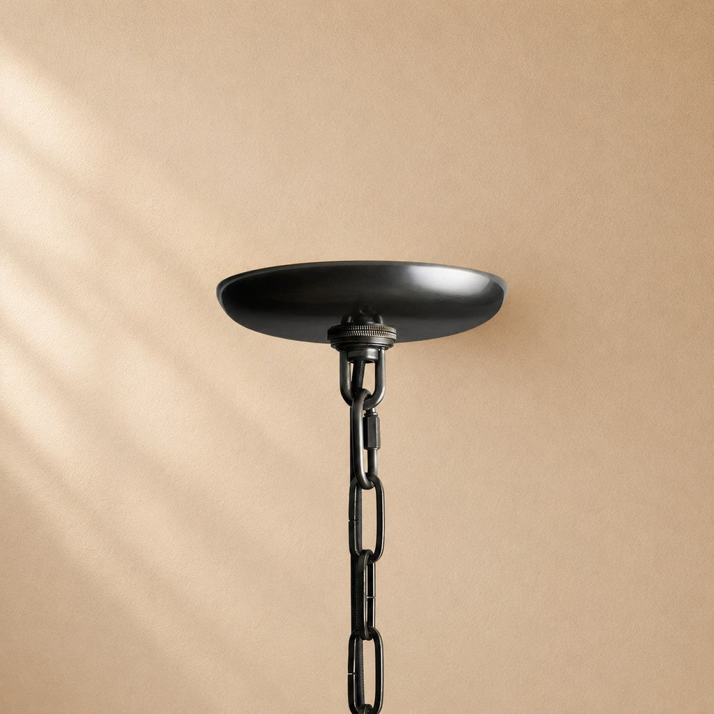 Erin Glass Round Chandelier