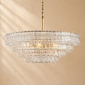 Erin Glass Round Chandelier
