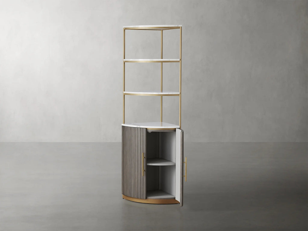 Fanny Corner Cabinet
