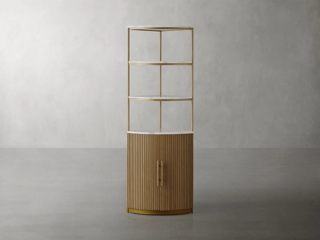 Fanny Corner Cabinet