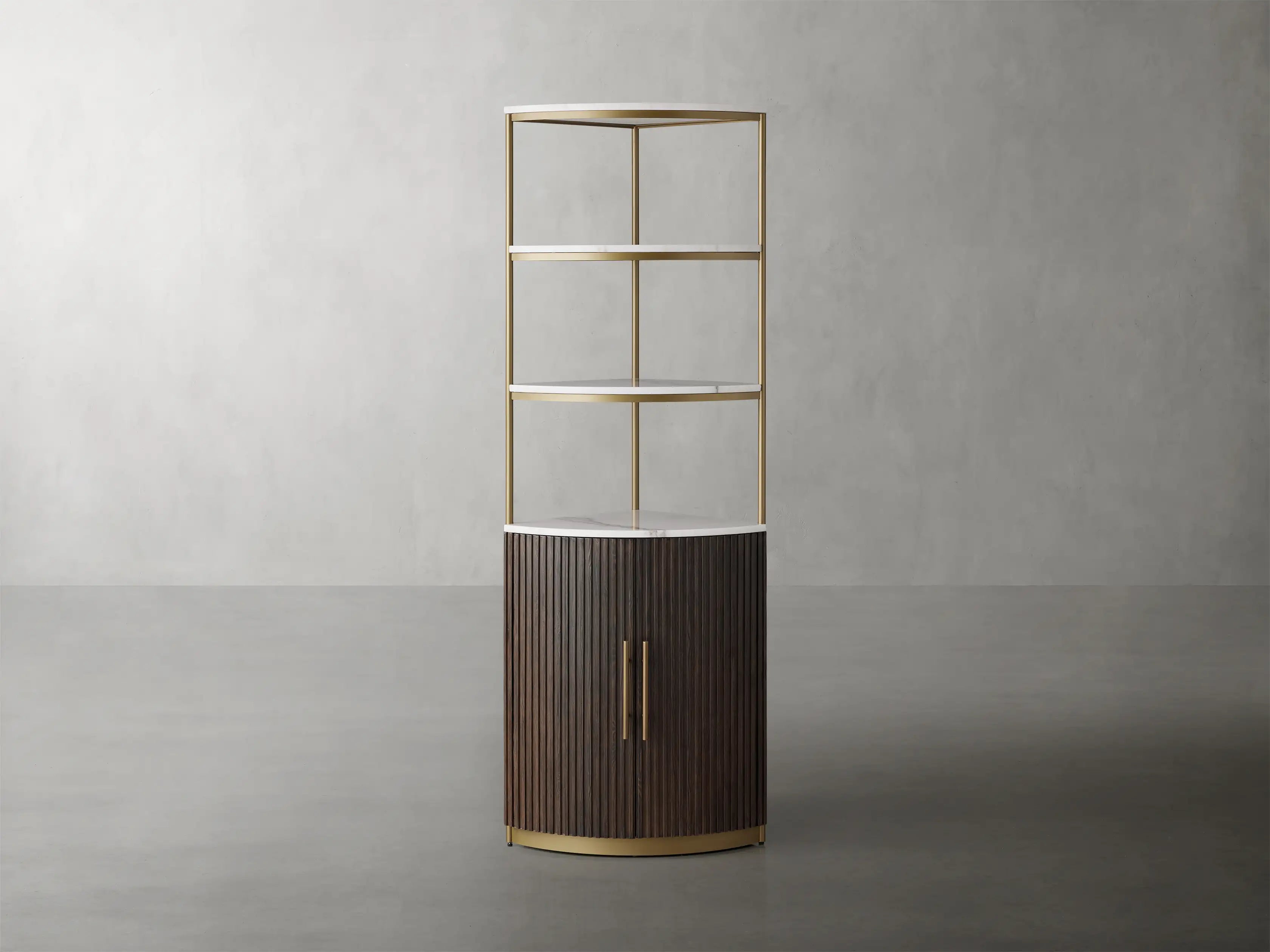 Fanny Corner Cabinet