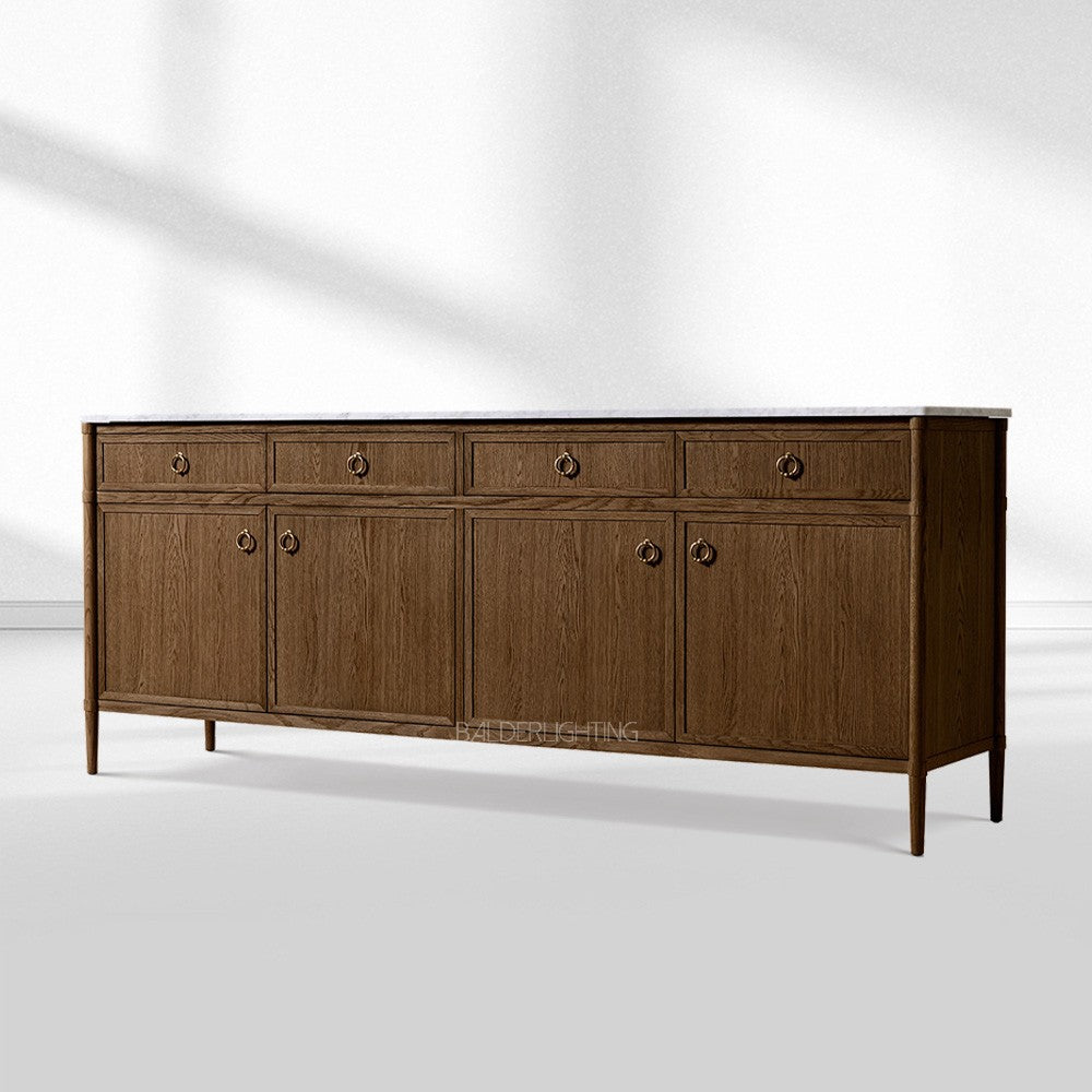 Franois Marble 4-door Sideboard with Drawers