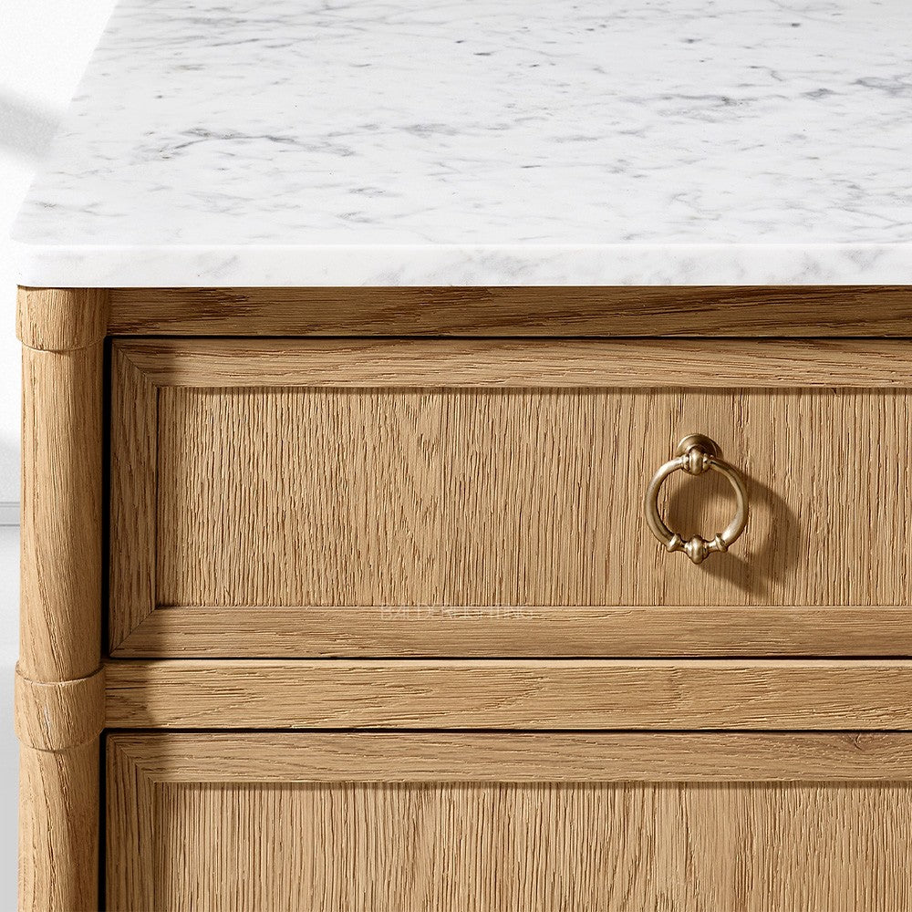 Franois Marble 4-door Sideboard with Drawers