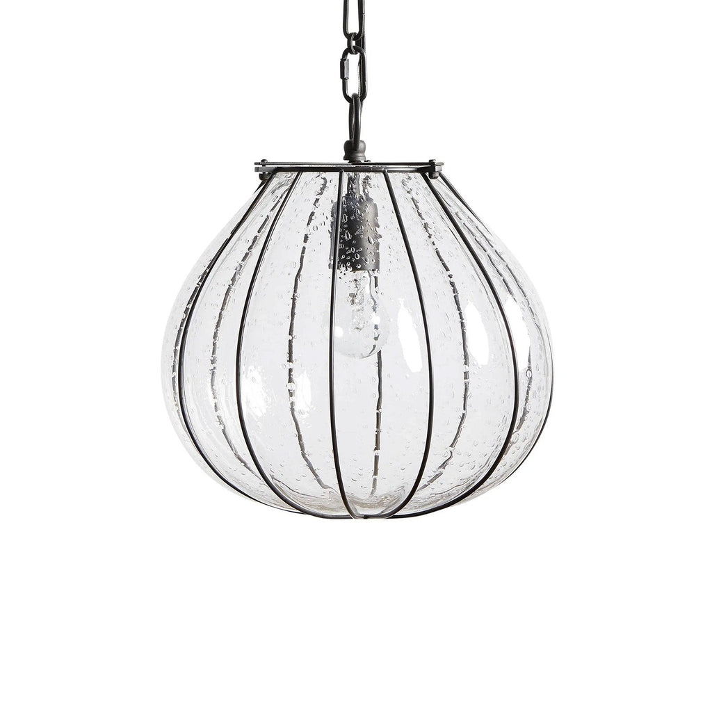 Gavin Seeded Glass Gourd Pendant