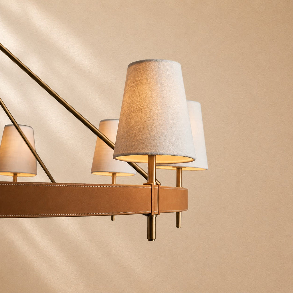 Harvin Round Brass Chandelier