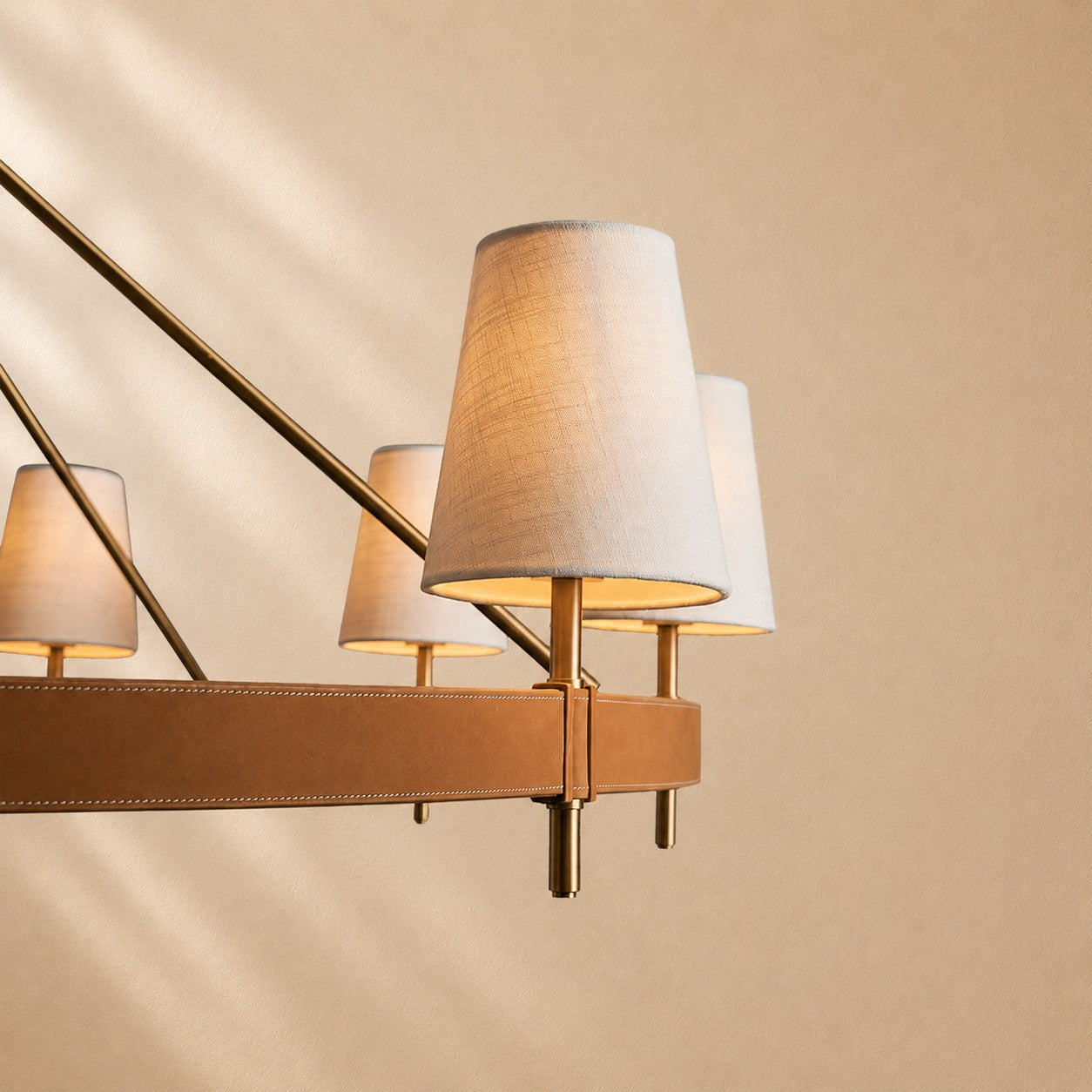 Harvin Round Brass Chandelier