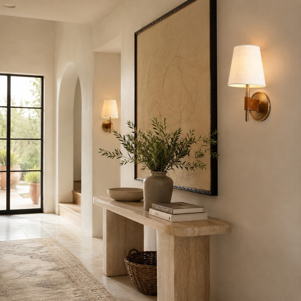 Harvin Wrapped Brass Wall Sconce