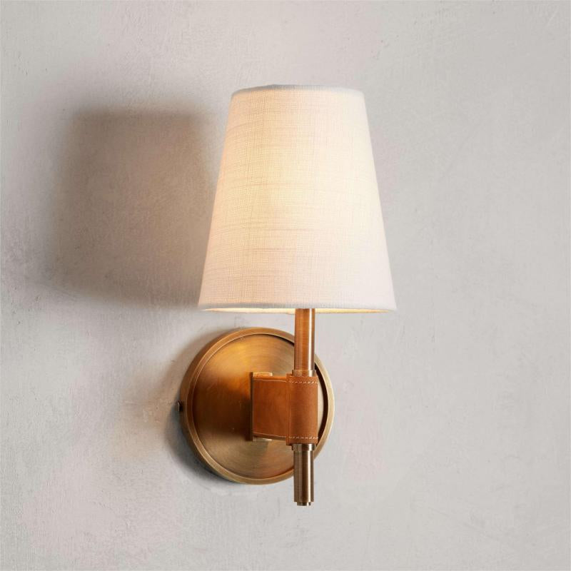 Harvin Wrapped Brass Wall Sconce
