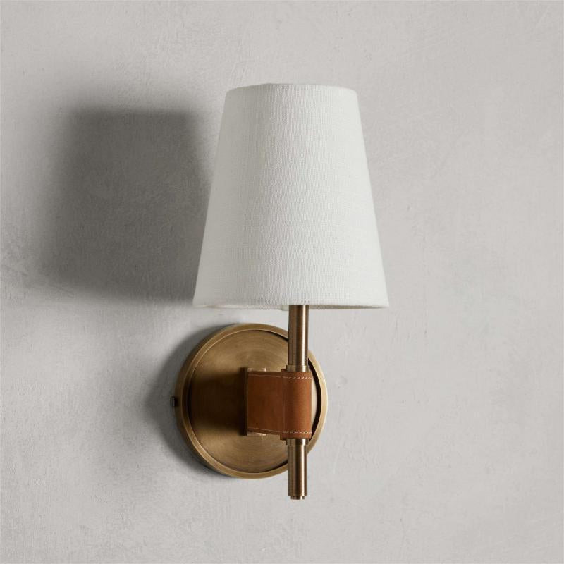 Harvin Wrapped Brass Wall Sconce