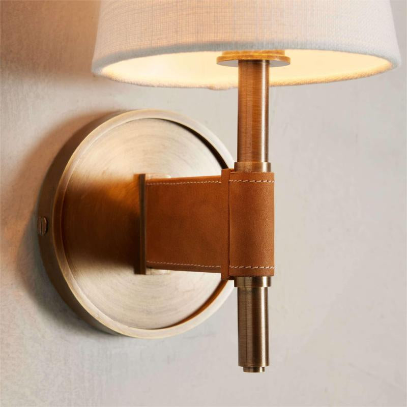 Harvin Wrapped Brass Wall Sconce