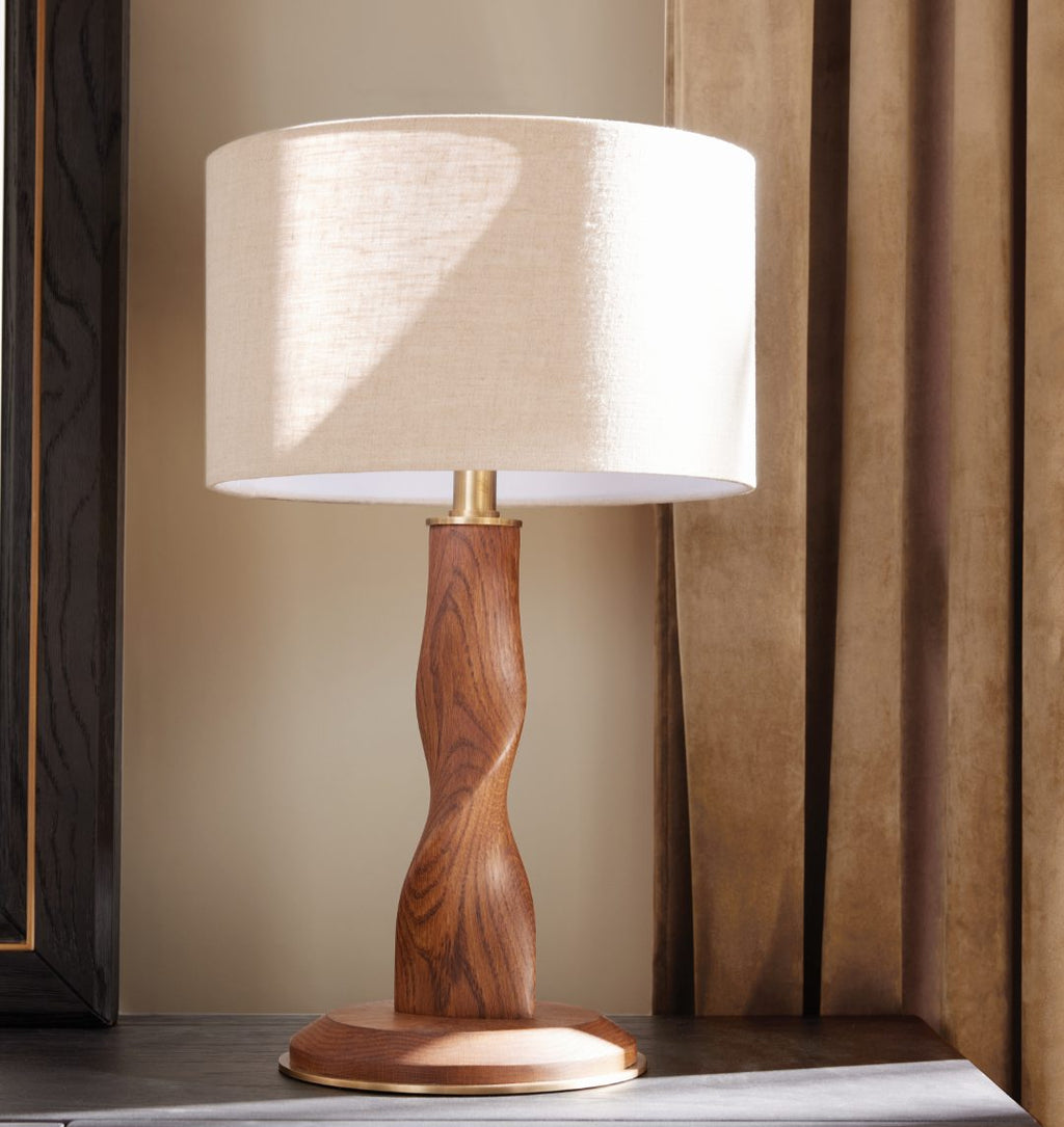 Hazel Wood Table Lamp