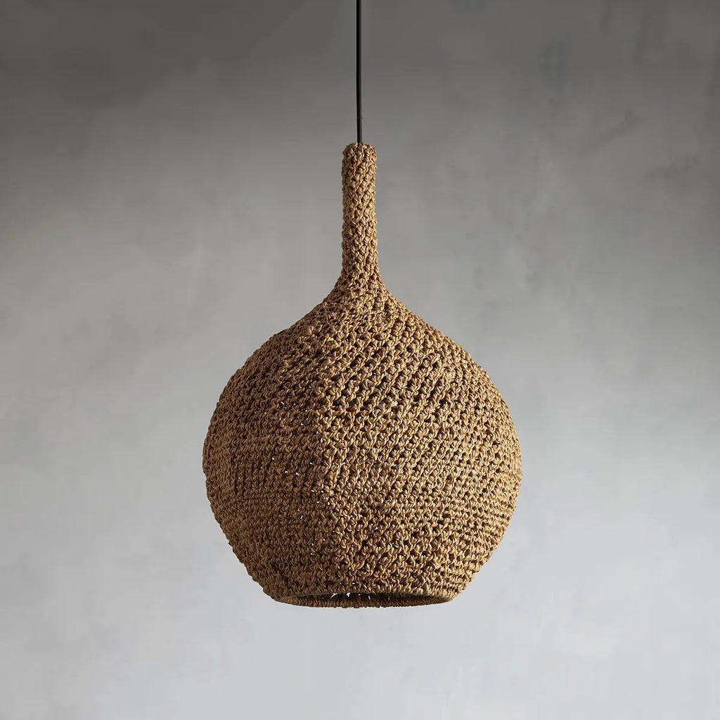 Levi Crocheted Seagrass Pendant