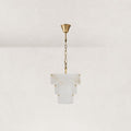 Lumina 3-Tier Hand-Carved Alabaster Chandelier 17.8"D