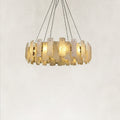 Lunea Circular Alabaster Chandelier 32“D