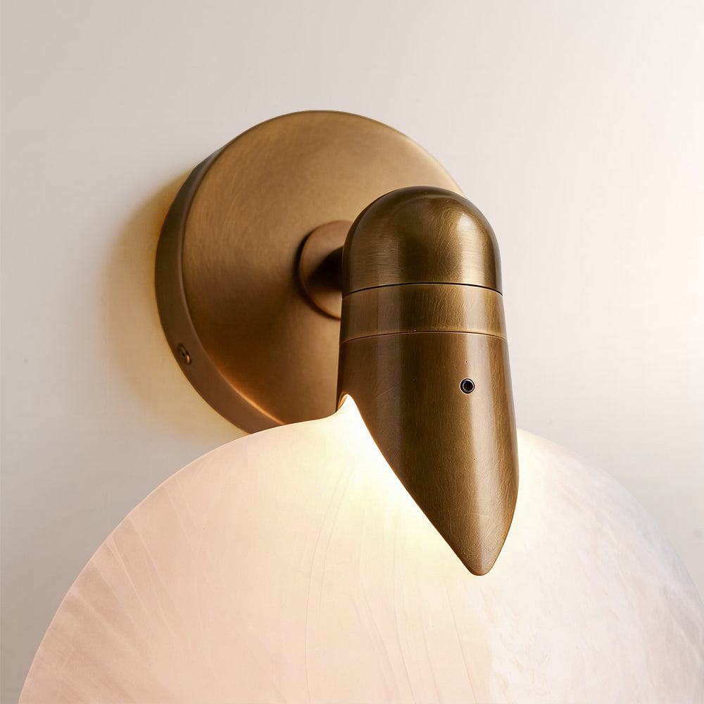 Lyno Orb Single Glass Wall Sconce