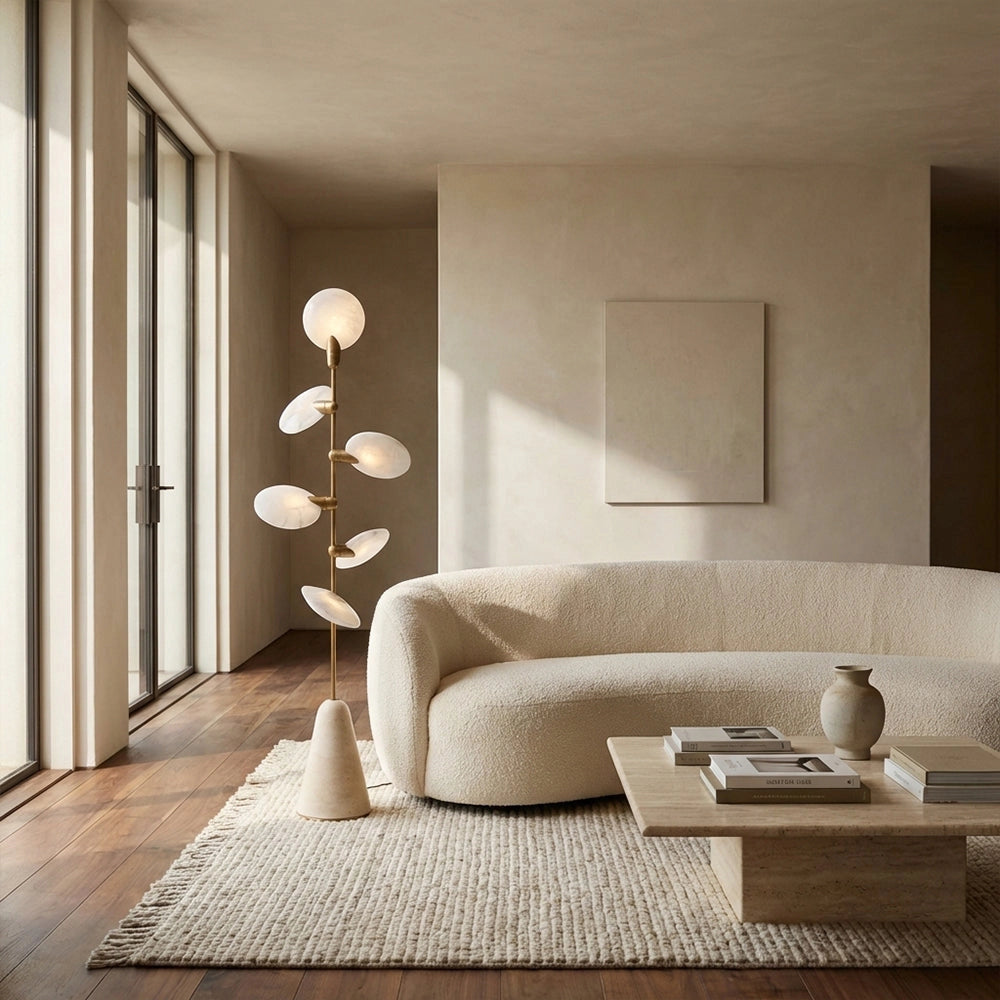 Lyno Organic Leaf Floor Lamp
