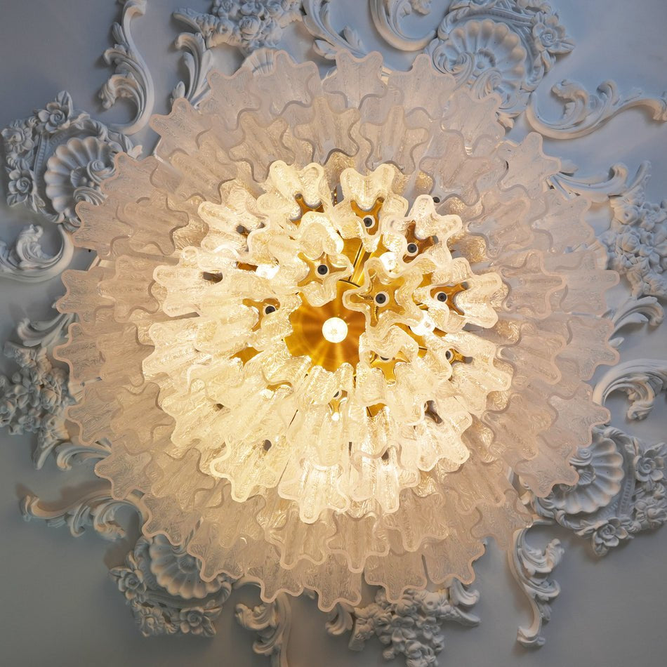 Manorcove Edien Pink Glass Ceiling Light