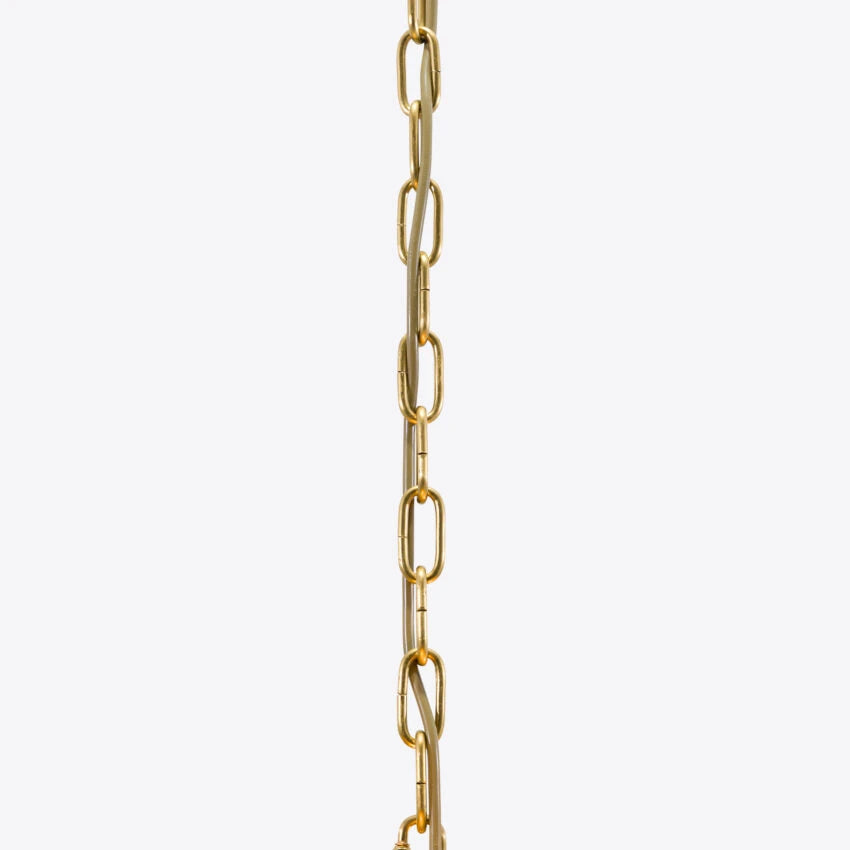Manorcove Green Petal Murano Chandelier