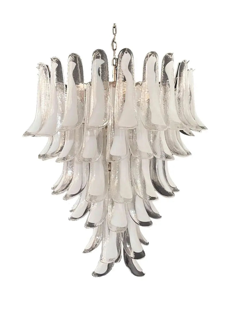 Manorcove MuranChandelier – 75 petals – Transparento