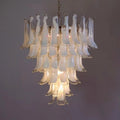 Manorcove MuranChandelier – 75 petals – Transparento