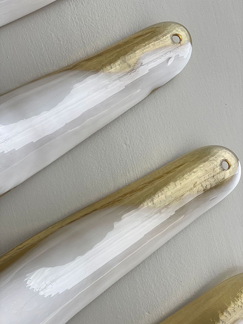 Manorcove Murano Chandelier – 26 petals – Amber