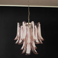 Manorcove Murano Chandelier – 26 petals – Pink