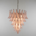 Manorcove Murano Chandelier – 75 petals – Pink