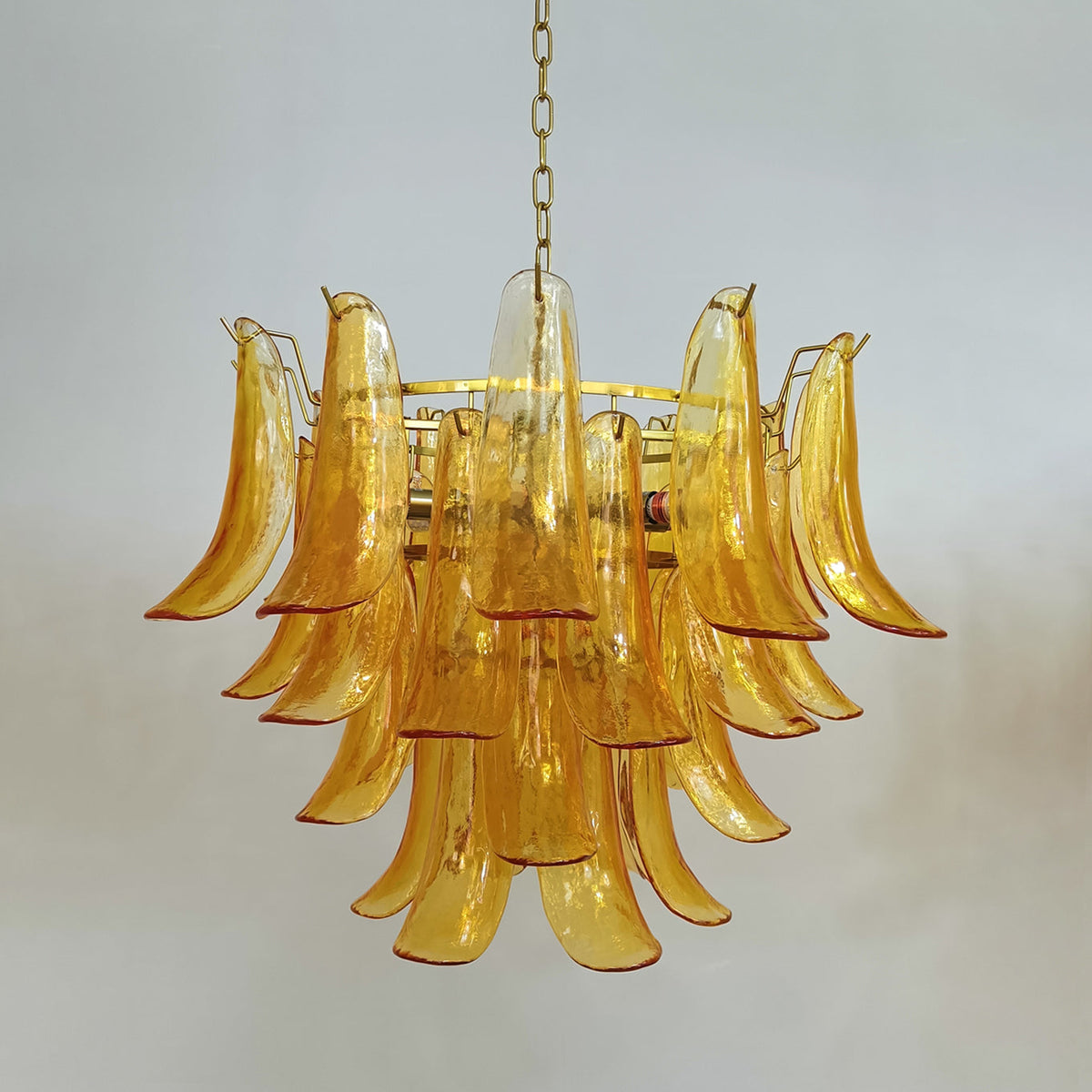 Manorcove Murano Glass Petal Chandelier