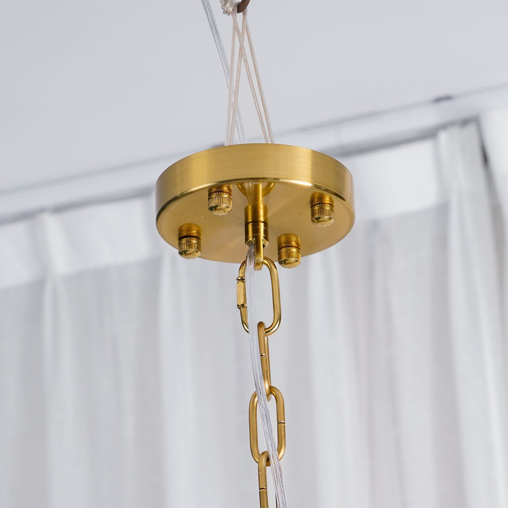 Manorcove Murano Glass Petal Chandelier