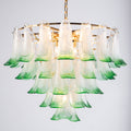 Manorcove Murano Mid Century Petal Chandelier